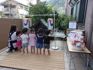 地蔵盆 りす組 保育日記 おおやけこども園